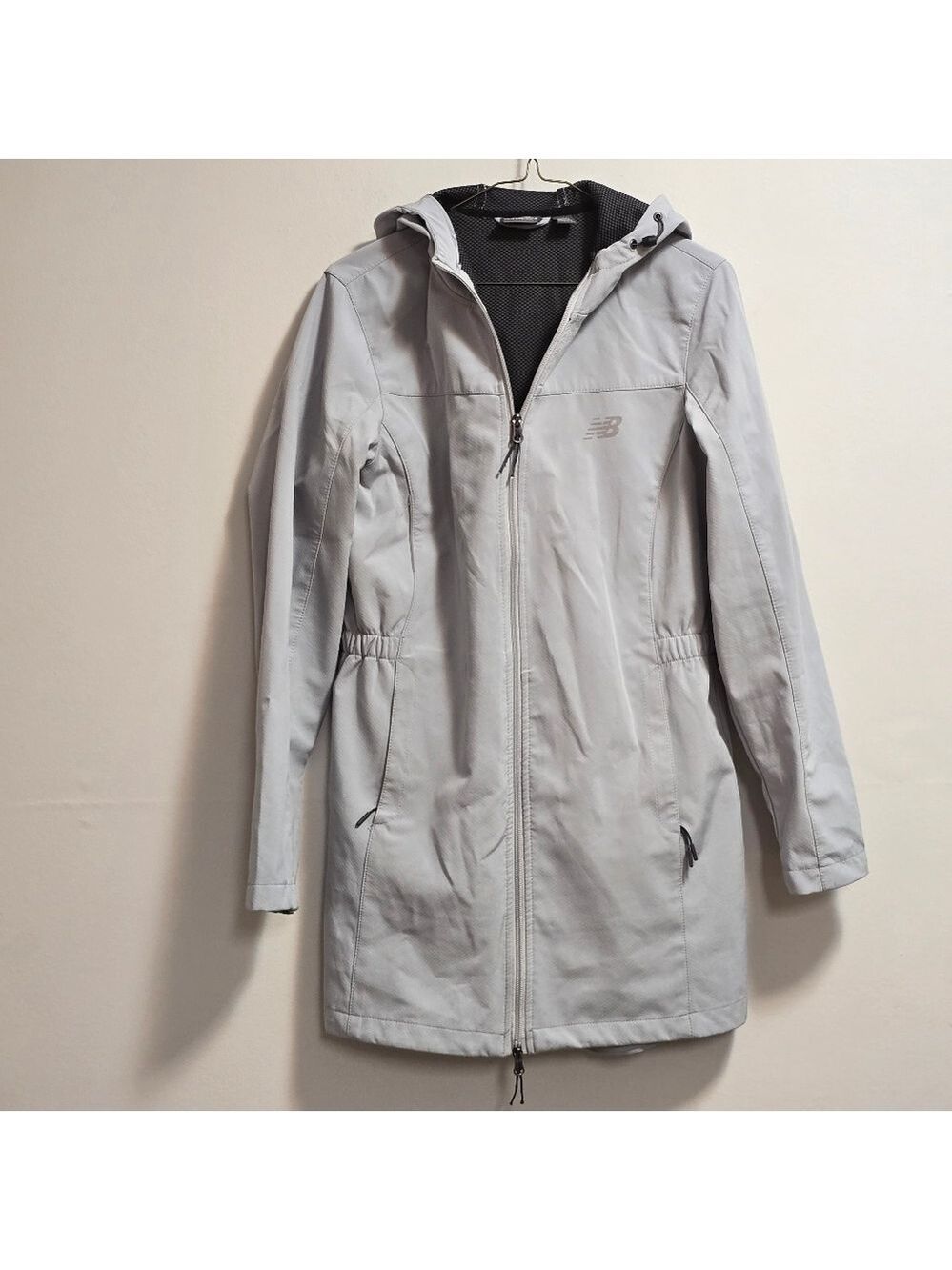 New Balance Weatherproof Hoodie Light Gray Utility Jacket